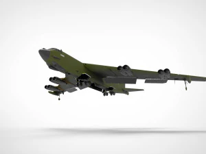 B-52 Stratofortress 3D Model
