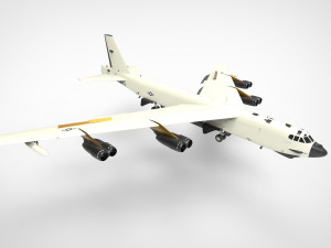 B-52 Stratofortress 3D Model