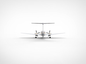 Beechcraft King Air airplane 3D मॉडल