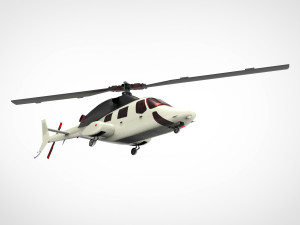 Bell 222 3D Model