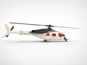 Bell 222 3D Model
