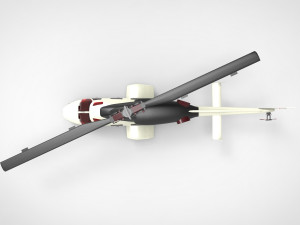 Bell 222 3D Model