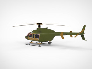 Bell 407 AH 3D 模型