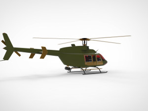 Bell 407 AH 3D 模型