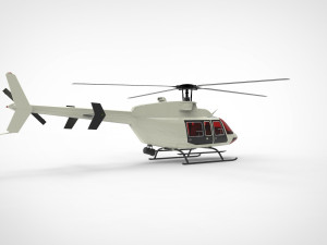 Bell 407 AH 3D Model