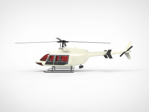 Bell 407 AH 3D Model