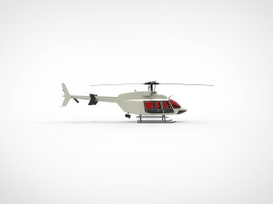 Bell 407 AH 3D Model
