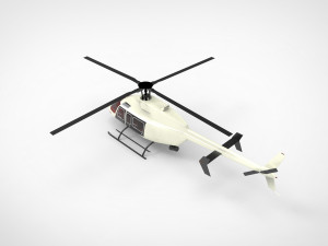 Bell 407 AH 3D Model