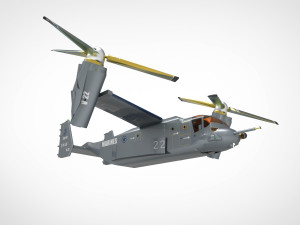 Bell Boeing MV-22B Osprey 3D Model
