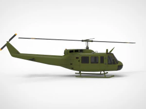 Bell UH-1 Iroquois Modèle 3D