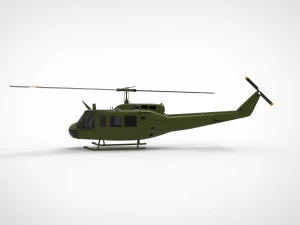 Bell UH-1 Iroquois Modèle 3D