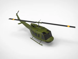 Bell UH-1 Iroquois Modèle 3D