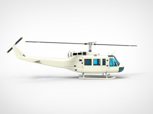 Bell UH-1 Iroquois 3Dモデル