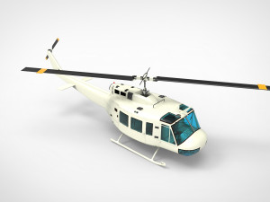 Bell UH-1 Iroquois Modelo 3D