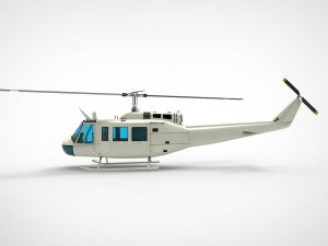 Bell UH-1 Iroquois Modelo 3D
