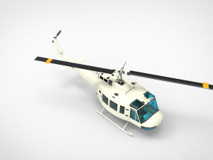 Bell UH-1 Iroquois Modelo 3D