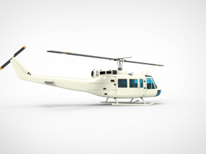 Bell UH-1 Iroquois Modelo 3D