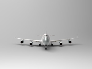 Boeing 747-400F 3D Model