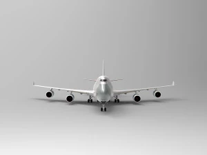Boeing 747-400F 3D Model