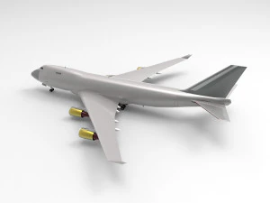 Boeing 747-400F 3D Model