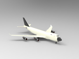 Boeing 747-400F Modelo 3D