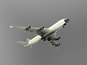 Boeing 747-400F Modelo 3D