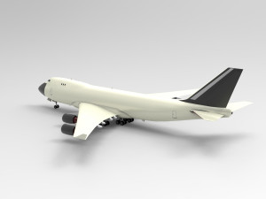Boeing 747-400F Modelo 3D