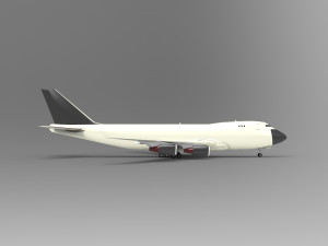 Boeing 747-400F Modelo 3D