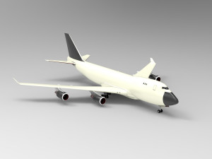 Boeing 747-400F Modelo 3D