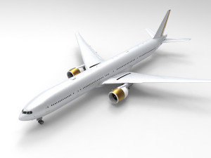 Boeing 777-300ER 3D Model