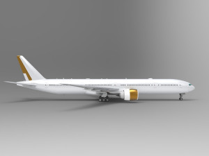 Boeing 777-300ER 3D Model