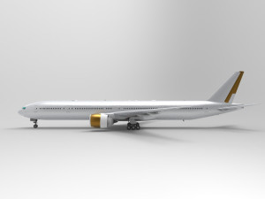 Boeing 777-300ER 3D Model