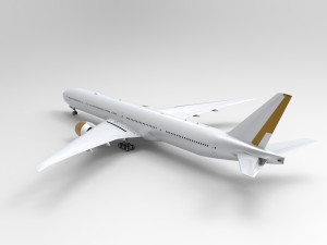 Boeing 777-300ER 3D Model