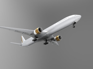 Boeing 777-300ER 3D Model