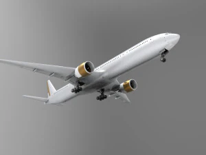 Boeing 777-300ER 3D Model