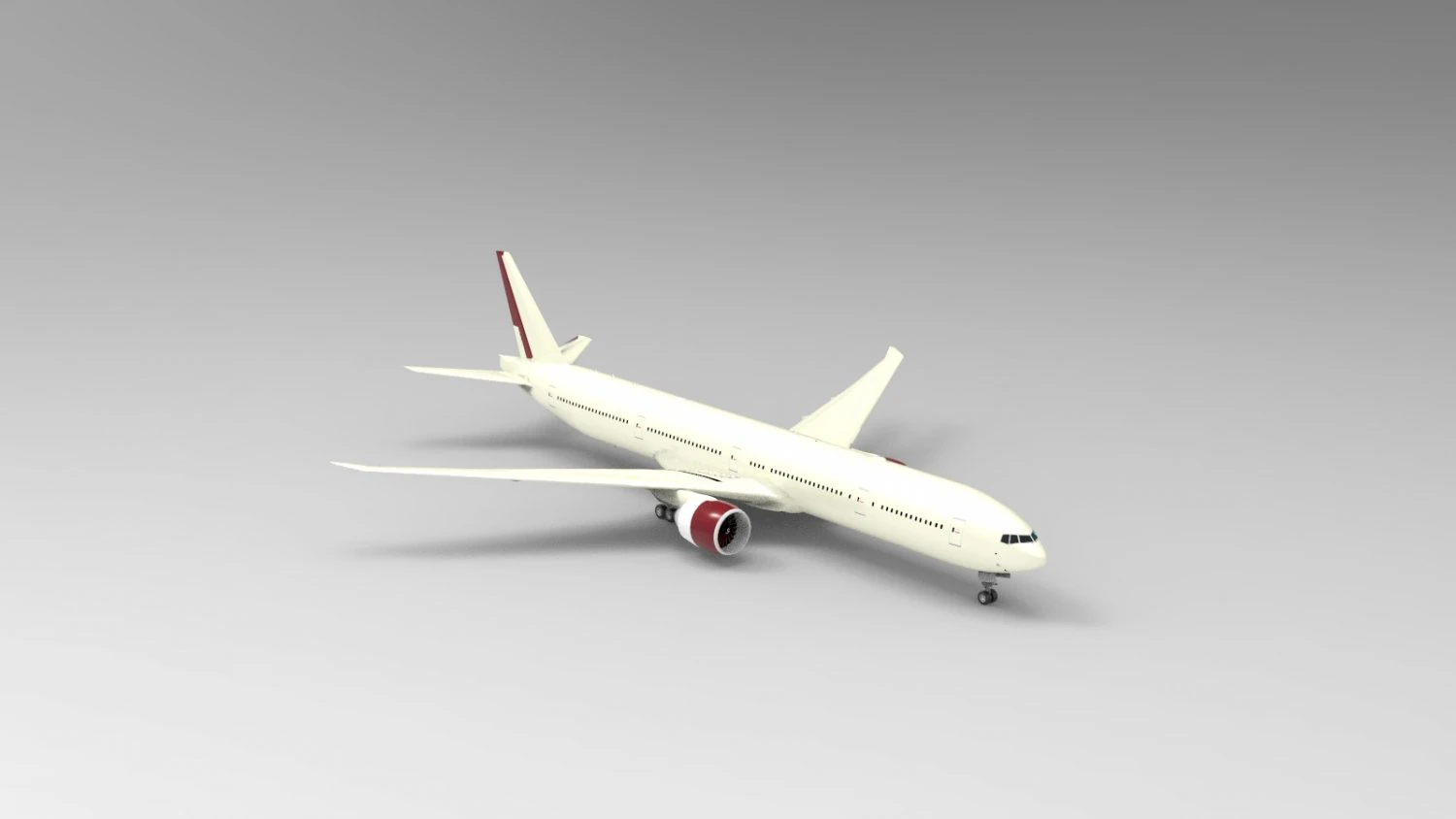Boeing 747-400F 3D Model .c4d .max .obj .3ds .fbx .stl .blend 