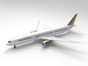 Boeing 787-9 Modelo 3D