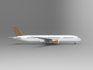 Boeing 787-9 3D 모델