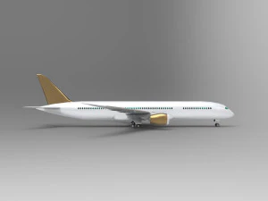 Boeing 787-9 3D Model