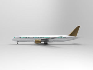 Boeing 787-9 3D 모델