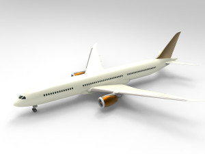 Boeing 787-9 3D 모델