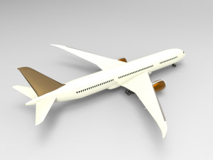 Boeing 787-9 3D 모델