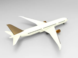 Boeing 787-9 3D Model