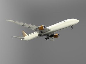 Boeing 787-9 3D 모델