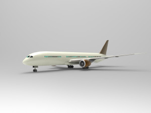 Boeing 787-9 3D 모델