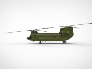 Boeing CH-47 Chinook 3D Model