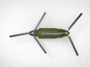 Boeing CH-47 Chinook 3D Model