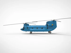 Boeing CH-47 Chinook 3D Model