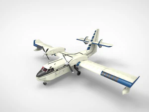 Bombardier CL-415 Model 3D