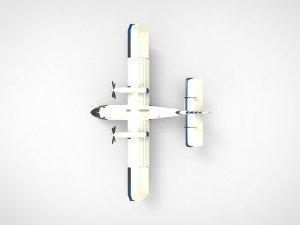 Bombardier CL-415 Modello 3D